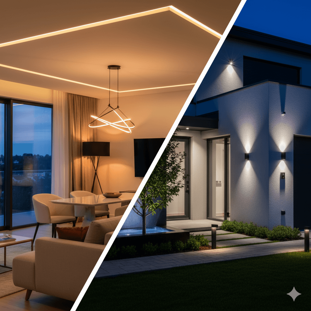 Innen- und Außenbeleuchtung